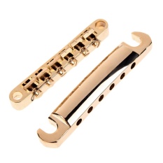 Tunomatic Phần Guitar Đàn Guitar Cầu Stopbar Bộ Cho LP Đàn Guitar I80 (Vàng) (Vàng)- quốc tế