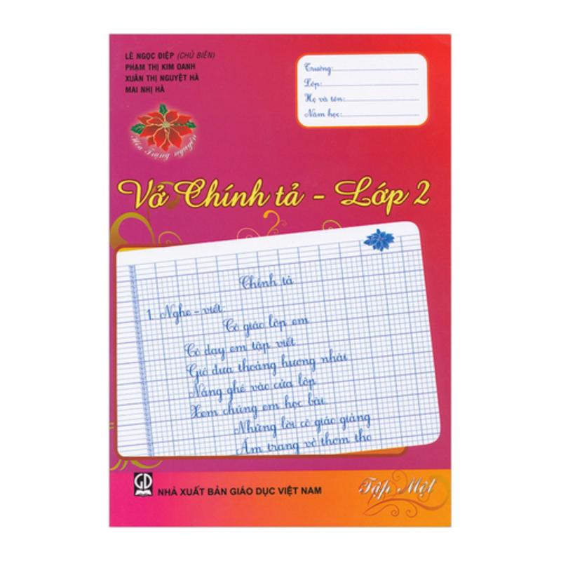 Mua Vở Chính Tả Lớp 2 Tập 1