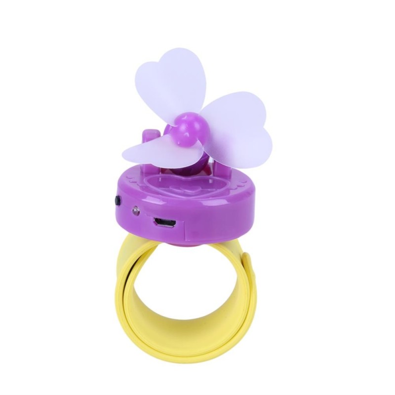Bảng giá 1pc 360 5V Mini Portable USB Wrist Fan Cooler Lamp(Purple) - intl