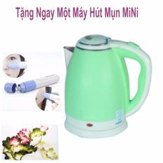 Cập Nhật Giá Ấm đun nước siêu tốc 2Lchống nóng (Xanh Cốm ) Cao Cấp hàng nhập khẩu Anh Quốc + Máy Hút Mụn MINI