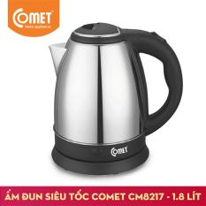 Ấm siêu tốc Comet CM8217 1.8L (Trắng phối đen)