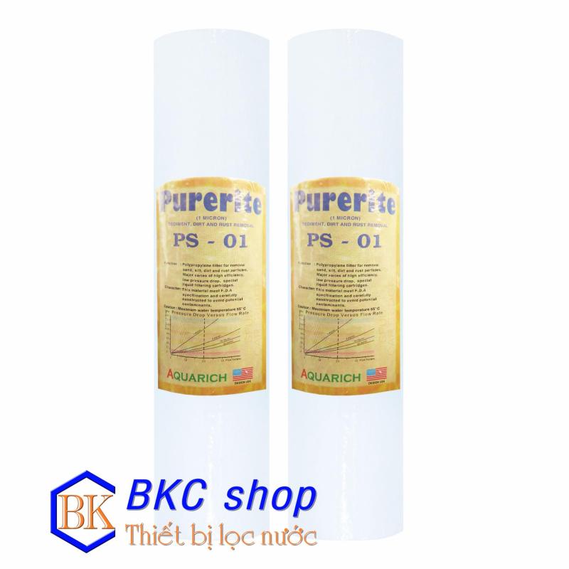 Bộ 2 lõi lọc nước số 1 PP 1 micron 10 inch