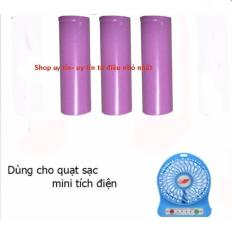 Bộ 3 Viên pin sạc 800mh dùng cho quạt sạc mini