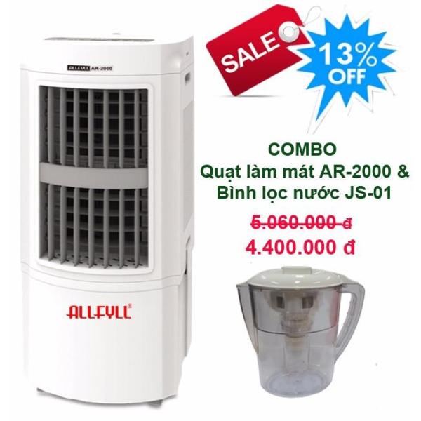 Bảng giá Combo air cooler Allfyll Thailand AR-2000 + Mini pitcher filter JS-01