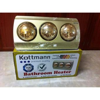 Đèn sưởi nhà tắm Kottmann 3 bóng  