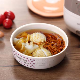 Hộp Cơm Văn Phòng Cao Cấp Lót Gốm Cách điện Kép Bear DFH-S2516(trắng) June 2018 - 3 Hộp cơm văn phòng cao cấp lót gốm cách điện kép Bear DFH-S2516(trắng) - 3