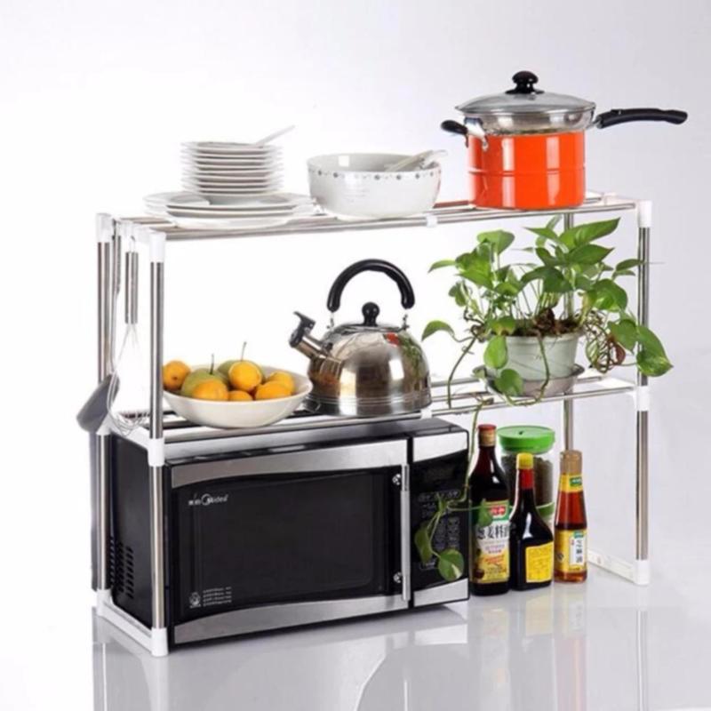 Kệ Để Đồ Lò Vi Sóng Tiết Kiệm Không Gian (Trắng)