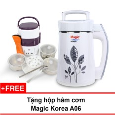 Máy làm sữa đậu nành Magic Korea A68 + Tặng hộp nấu và hâm nóng cơm Magic Korea