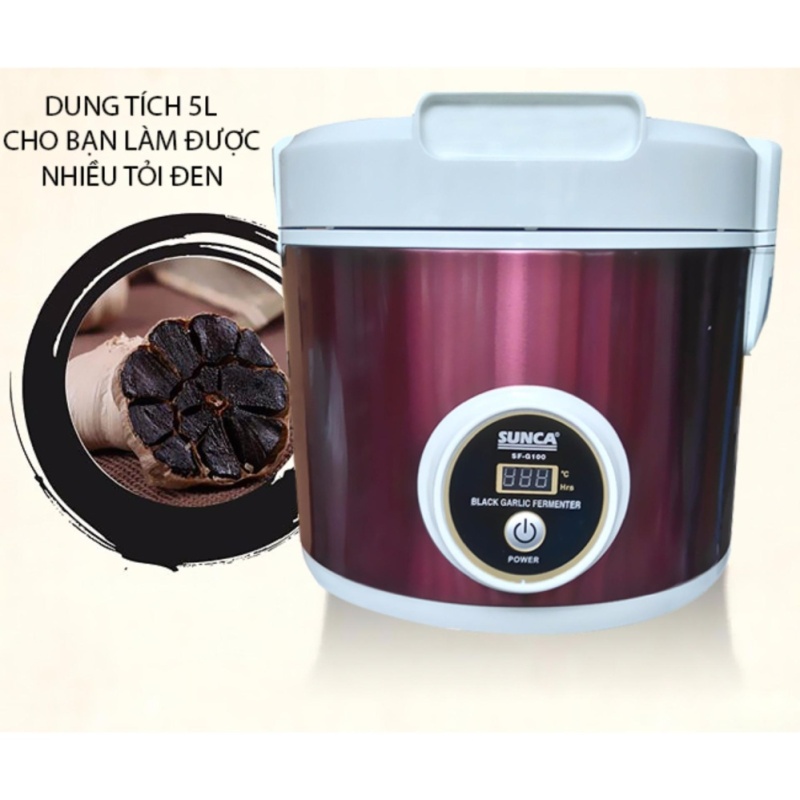 Máy làm tỏi đen gia đình Sunca FS-G100 (Tím) - Hàng nhập khẩu