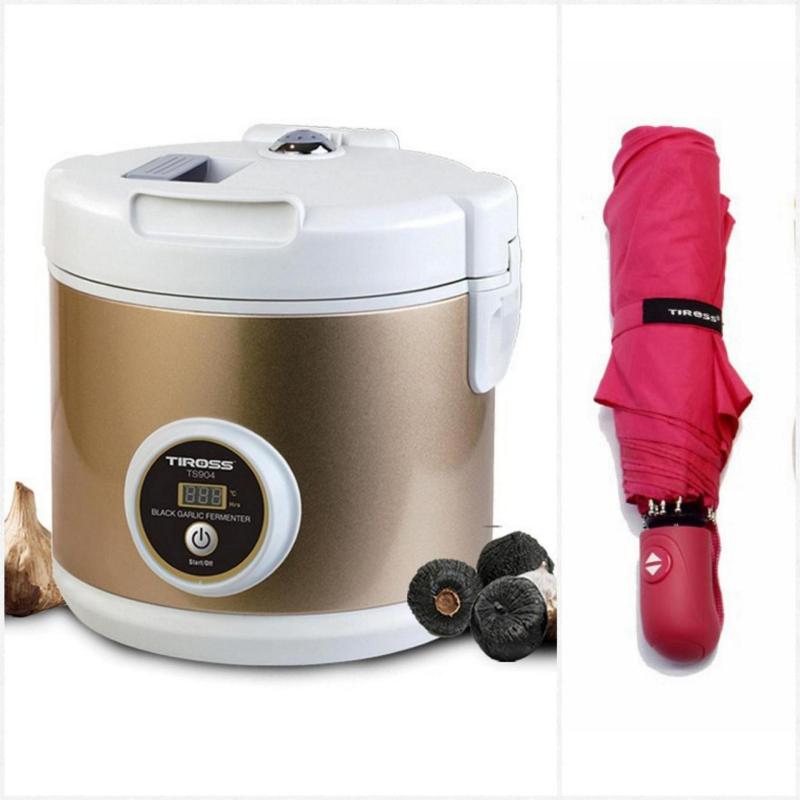 MÁY LÀM TỎI ĐEN TIROSS TS904 (NÂU) + TẶNG Ô CAO CẤP TIROSS TS1516 (NHIỀU MÀU)