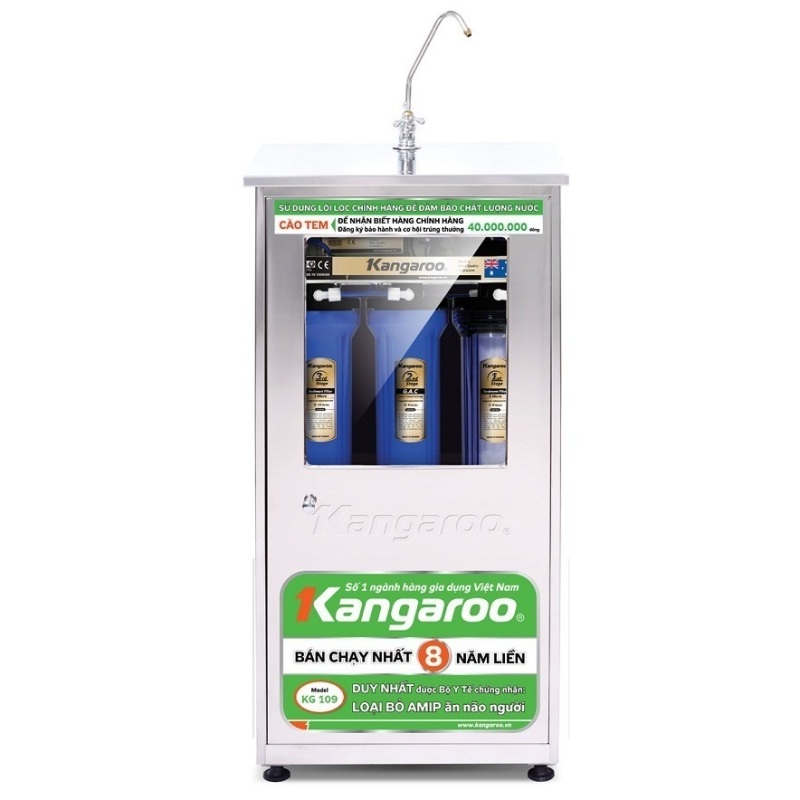 Máy lọc nước R.O vỏ KNT Kangaroo KG113KNT (Inox)