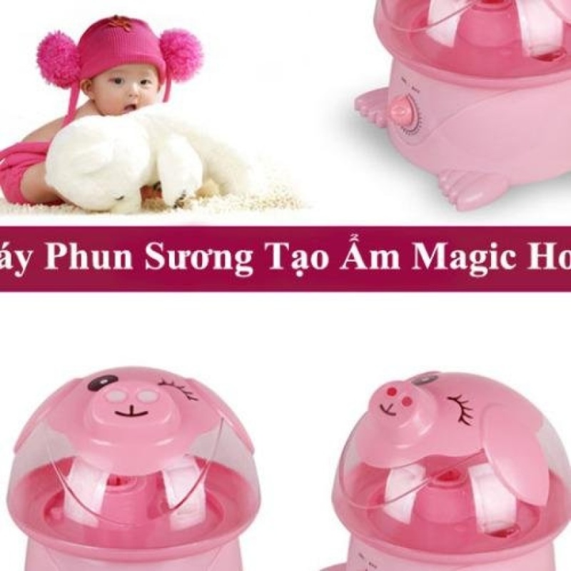 Bảng giá Máy phun sương tạo ẩm hình thú Magic Home (Hồng)