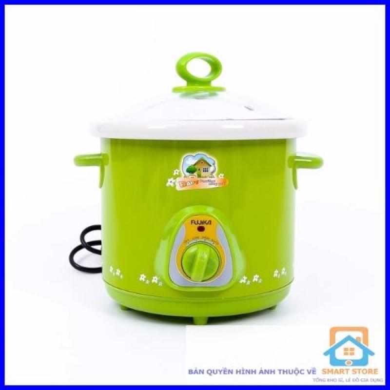 Nồi hầm nấu cháo kho cá lõi sứ Smart Store 1,5l (Xanh lá nhạt)