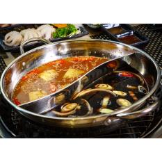 Nồi Lẩu 2 Ngăn 30 Cm – Hàng nhập khẩu cao cấp