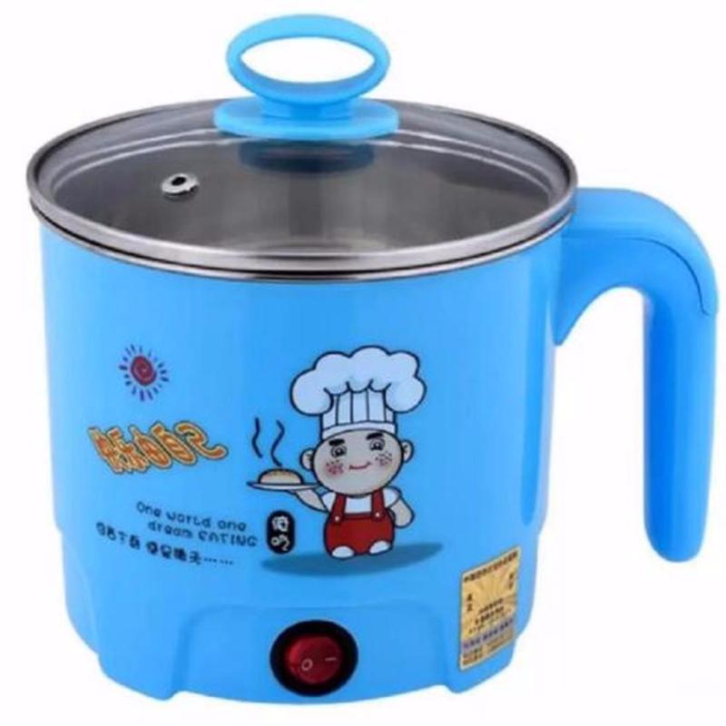 Nồi lẩu mini 2 trong 1 siêu tốc/nồi lẩu mini giá rẻ 1.8L (Xanh dương)