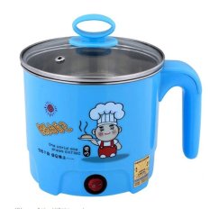 Ca nấu mì kiêm nồi lẩu mini 18cm loại to kèm khay luộc trứng, nồi lẩu mini 2 trong 1, bảo hành 1 đổi 1 bởi BenHome