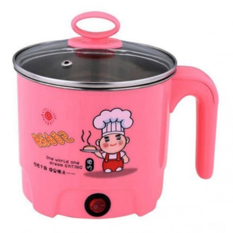 Nồi nấu siêu tốc đa năng mini 1.6L (Hồng)