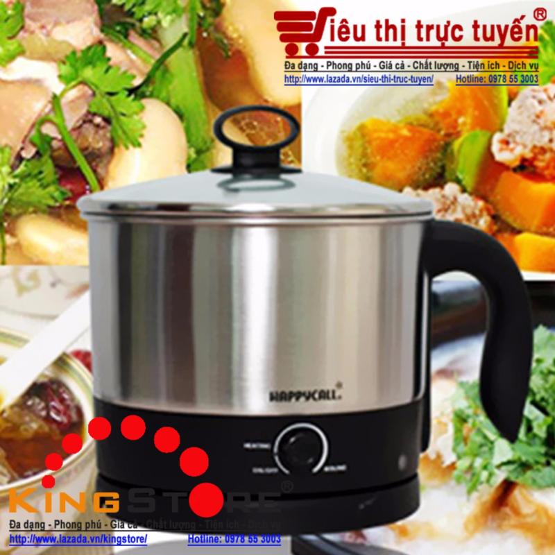Nồi nấu siêu tốc mini Inox Happy Call 1.5L đa năng có núm xoay điều
chỉnh nhiệt độ (Đại siêu thị Việt Nam)