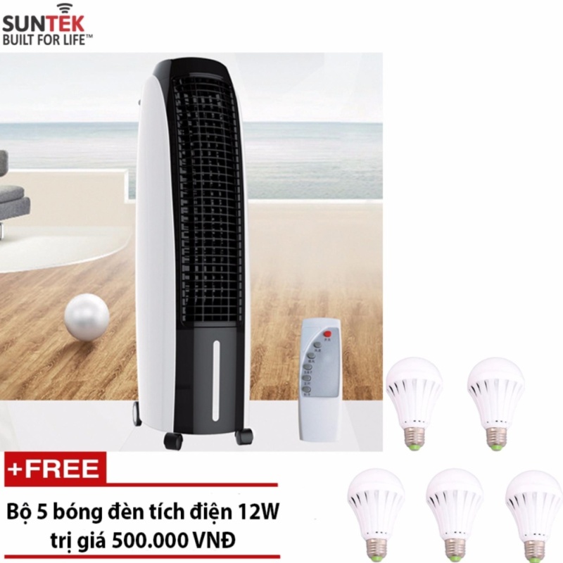 Bảng giá Quạt điều hòa– Máy làm mát không khí công suất cao SUNTEK SL30 Remote + Tặng 5 bóng đèn tích điện 12W