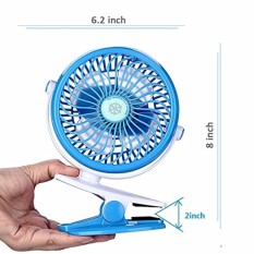 Quạt Sạc Mini Kẹp Bàn