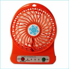 Quạt Sạc Tích Điện USB Mini Fan (Cam)