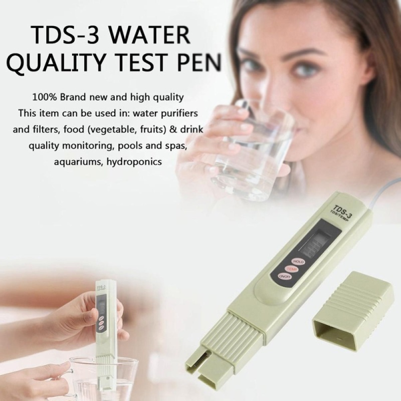 Bảng giá TDS-3 Digital Water Quality Tester Purity Meter PPM TDS Test Filter Pen Stick White - intl
