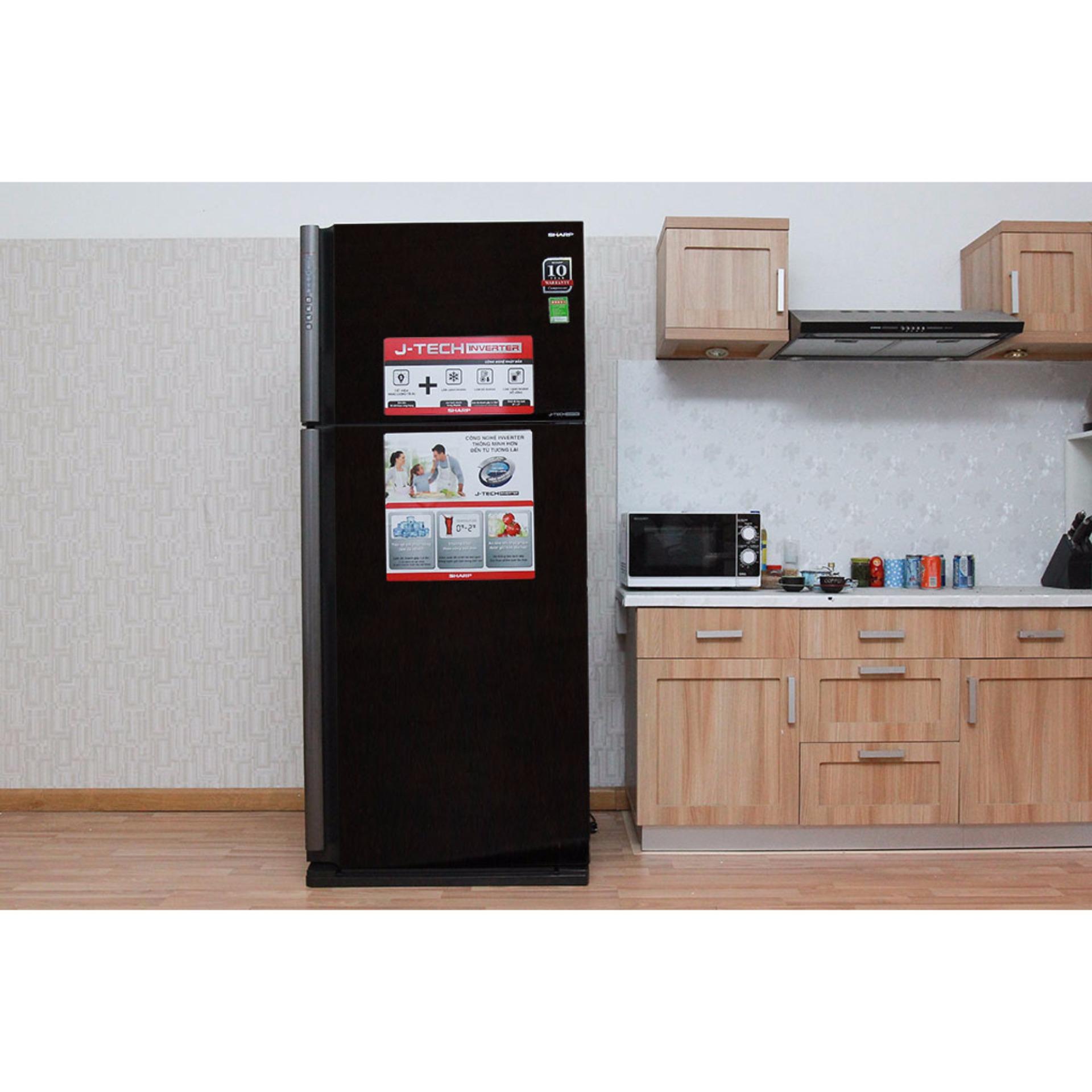 Tủ lạnh Sharp 627 lít SJ-XP630PG-BK (Đen)