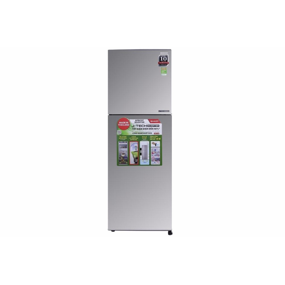 [HCM][TRẢ GÓP 0%] Tủ lạnh Sharp inverter 241 lít SJ-X251E-SL