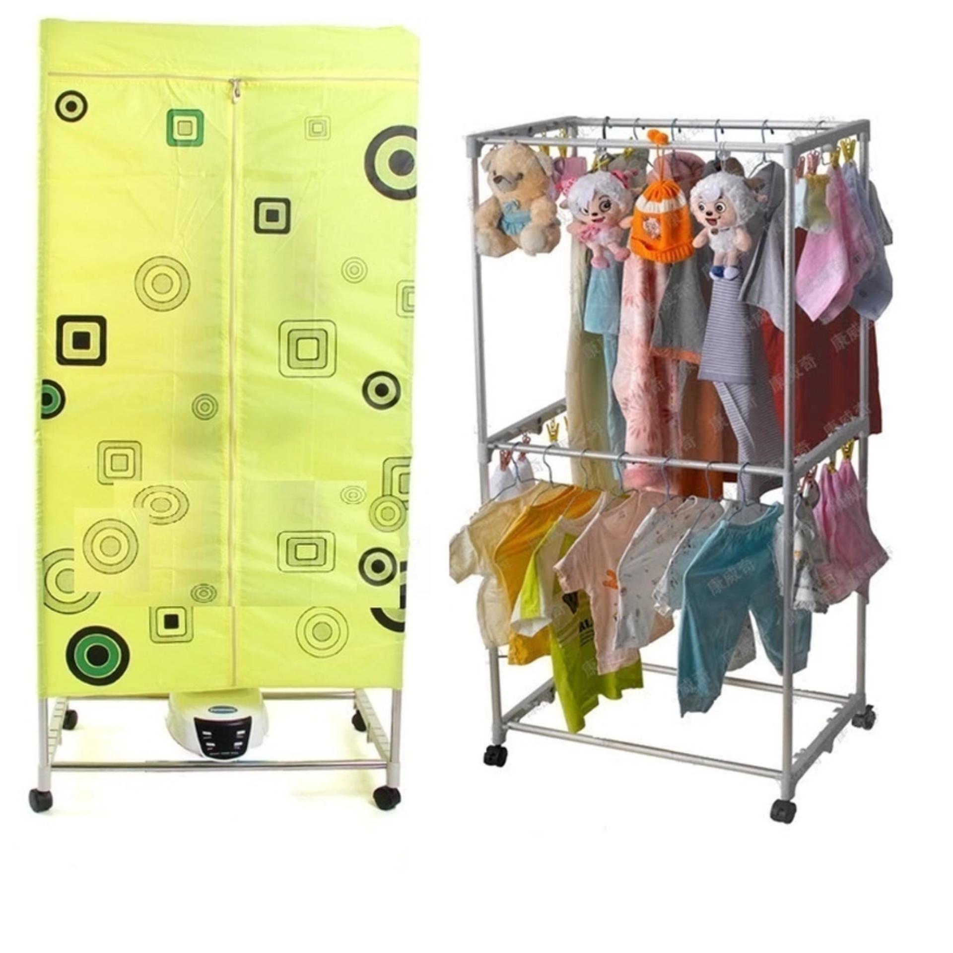 Tủ sấy khô quần áo công nghệ nhật bản Holtashi khung gập