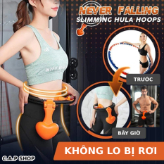 Vòng lắc eo thông minh giảm mỡ bụng giảm cân Nữ và Nam Massage Hula Hoop để tập thể hình Gym cho thon gọn có đồng hồ đo số vòng