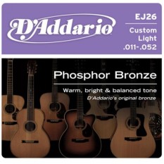 DÂY GUITAR PHOSPHOR ACOUSTIC D’ADDARIO 11-52 EJ26 – Việt Thương Music