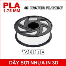 Dây sợi nhựa PLA in 3D 1.75mm 1Kg White