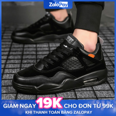 Giày Sneaker thể thao nam form ôm mẫu đẹp đen TDM194 – Moki Store
