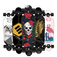Ván Trượt Longboard Cao Cấp, Ván Trượt Mặt Nhám Dài 80cm x 20cm, Gỗ Ép 7 Lớp Tiêu Chuẩn, Bánh Cao Su PU, Sử Dụng Trượt Đường Dài Và Biểu Diễn