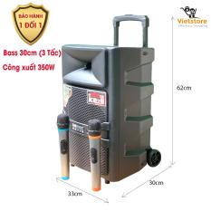 Loa kéo di động – Loa kéo Karaoke – Loa kéo giá rẻ – Loa kéo Temeisheng – Loa kéo Bluetooth đa năng Temeisheng A12-44 cao cấp hát Karaoke âm thanh chất lượng cao Hifi stereo tặng kèm 2 mic không dây hát song ca (2019) – Vietstore