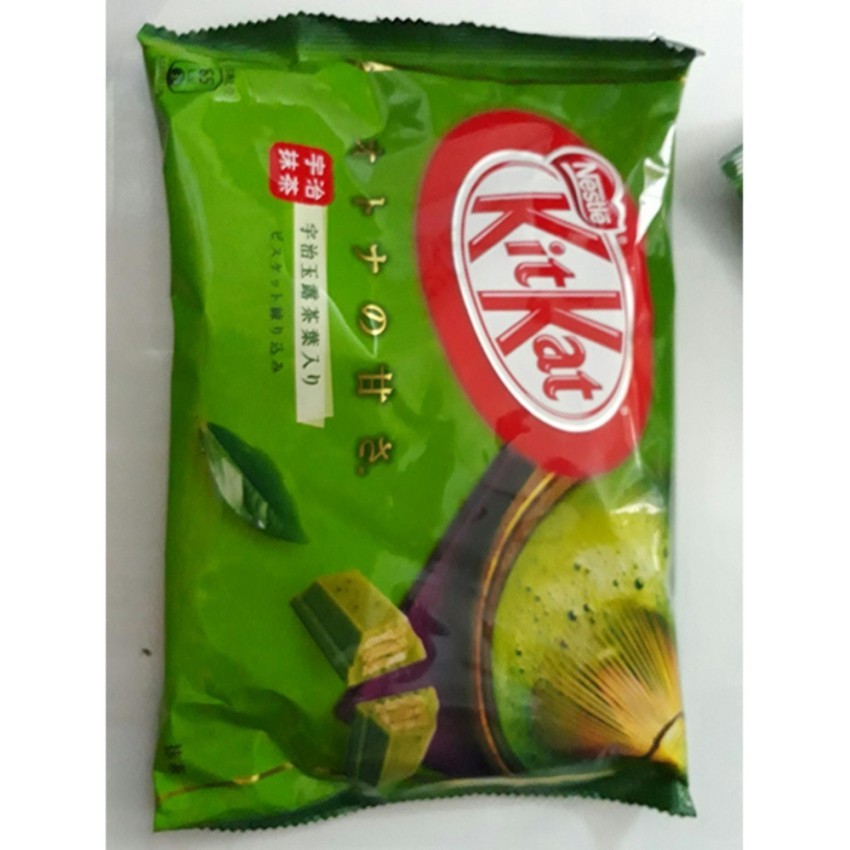 Bánh chocolate Kitkat trà xanh gói 12 thanh