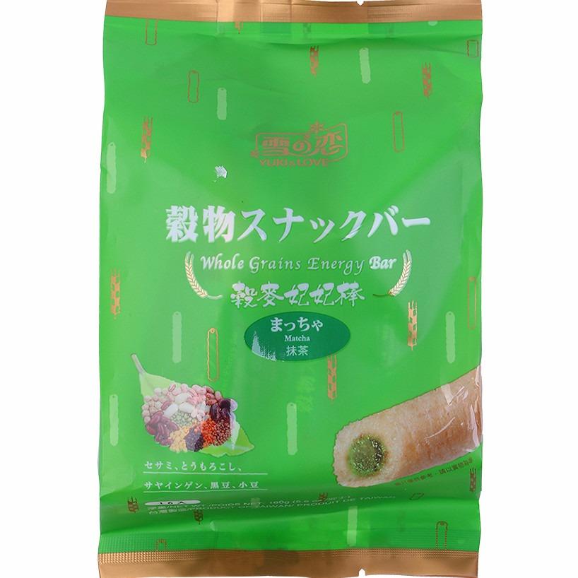 Bánh Cuộn Yuki & Love Whole Grains Energy Bar Matcha (160g)