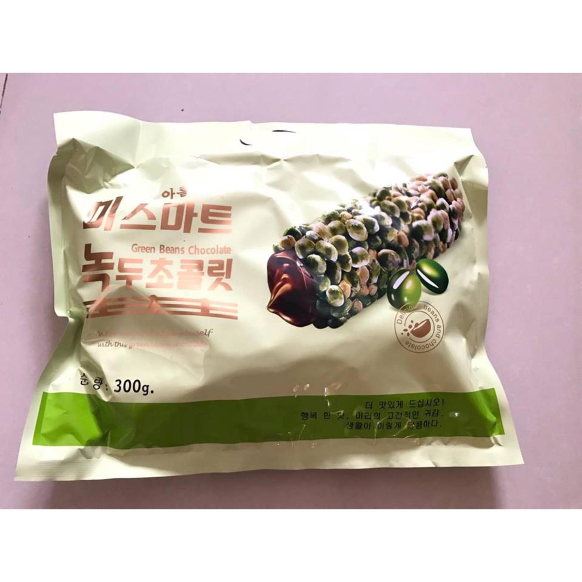 Bánh Đậu Xanh Nhân Socola Hàn Quốc 300g (Gói