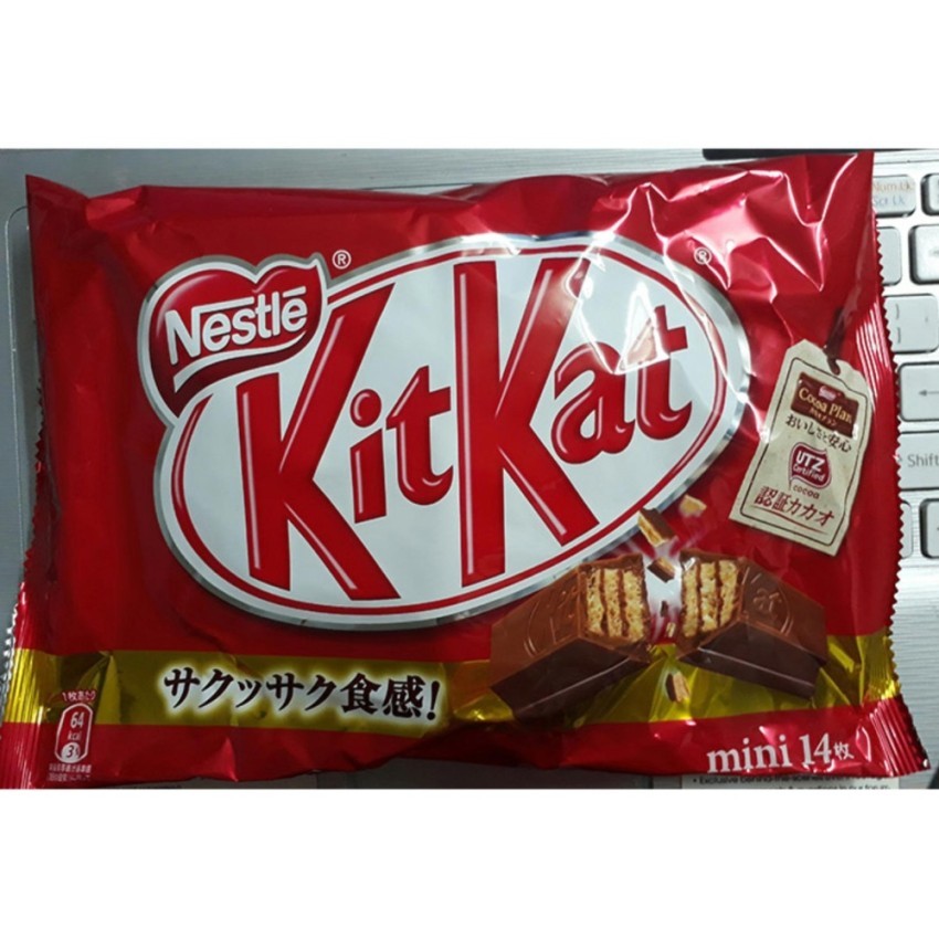 Bánh Kitkat socola gói 12 thanh