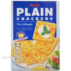 Bánh Meiji PLAIN CRACKERS 104g – dành cho người ăn kiêng