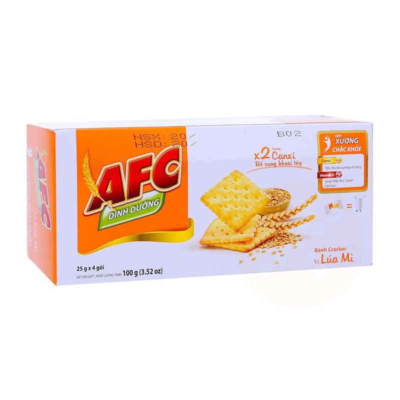 Bánh quy AFC vị Lúa mì hộp 100g