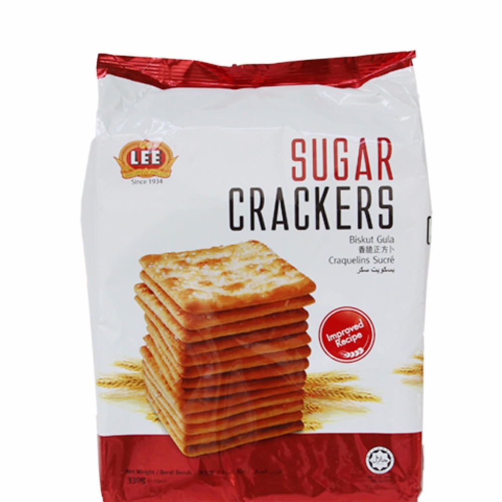 Bánh quy Lee Sugar - 330g - Nhập khẩu Malaysia