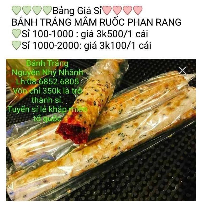 Bánh tráng mắm ruốc Ninh Thuận