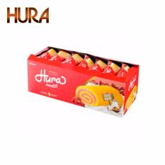 Bánh trứng cuộn kem Dâu Hura Swissroll Bibica 360 gam