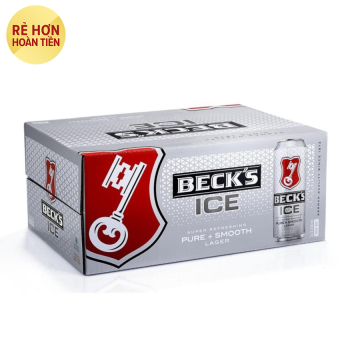 Beck's ice lon 330ml - Thùng 24  