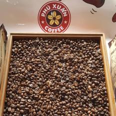 Cà Phê Nguyên Chất Hạt – 1KG (Bộ 04 Gói 250g) – Phú Xuân 5 (50%Robusta & 50%Arabica)