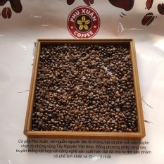 Cà Phê Nguyên chất Hạt – 2KG (Bộ 08 Gói 250g) – Phú Xuân 5 (50%Robusta & 50%Arabica)