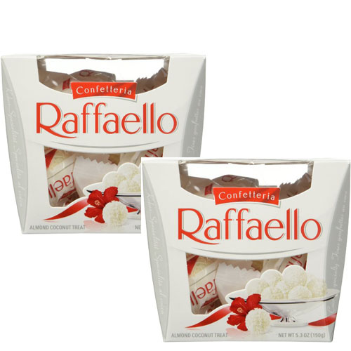 Bộ 2 chocolate Raffaello bọc dừa 300g Đức