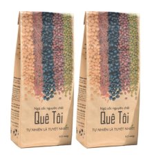 Bộ 2 Ngũ Cốc Quê Tôi Thô Không Chất Bảo Quản (880g)