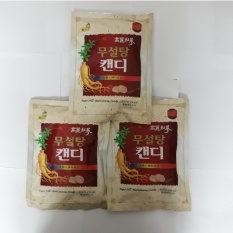 Mẫu sản phẩm Bộ 3 gói kẹo sâm không đường Hàn Quốc(200gr/ gói)